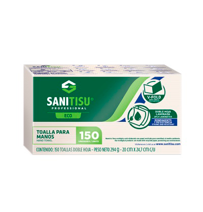 TOALLA MANO SANITISU NATURAL