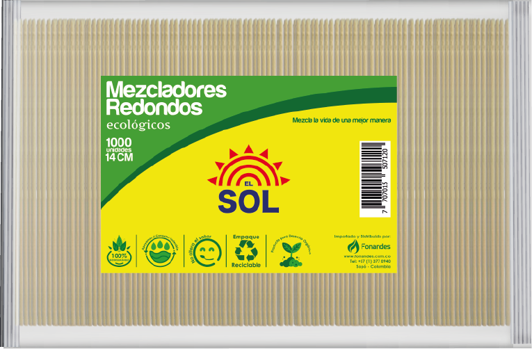 MEZCLADOR MADERA 11 CM X 1000 UND