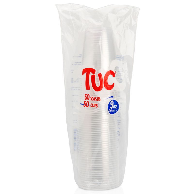 VASO TUC TRANSP 9 ONZ X 50