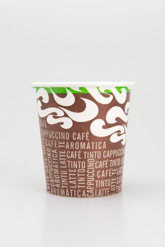 VASO BARVAL CARTON 4 ONZ  X 50 UND CON IMPRESIÓN
