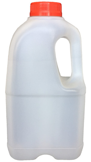 RECIPIENTE PLASTICO CUADRADO NATURAL X 1 LT