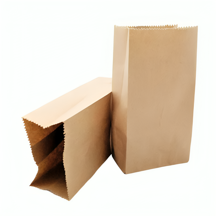 BOLSA PAPEL KRAF BLANCA 1/2 LIBRA X 100