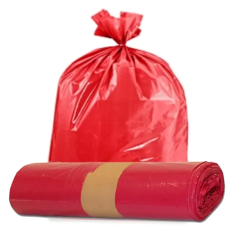 BOLSA ROJA 50 X 60 X C.1.5 PAQ X 10