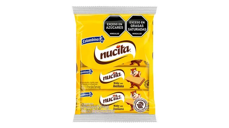 WAFER NUCITA CAJA X 8 UND
