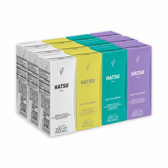 TE HATSU SURTIDO X 200 ML X 12 UND