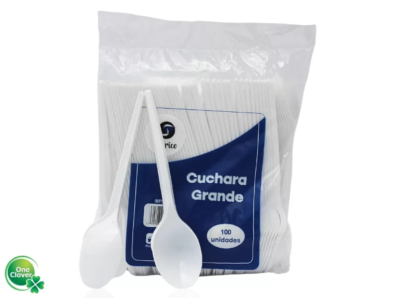 CUCHARA DESECHABLE ECO BC GRANDE X 100