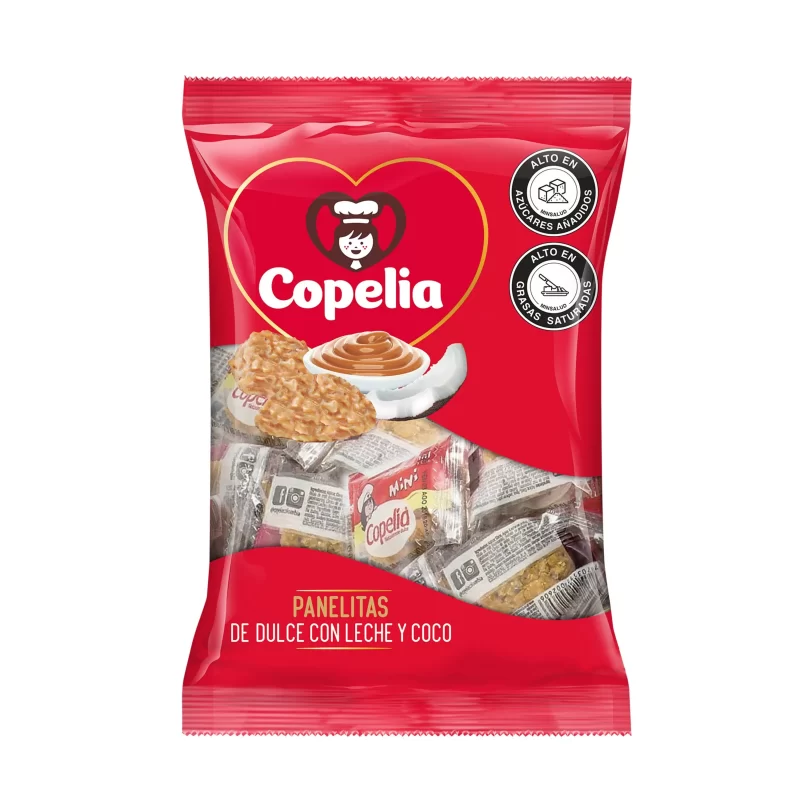 PANELITAS COPELIA AREQUIPE Y COCO 15 GR X 24 UND