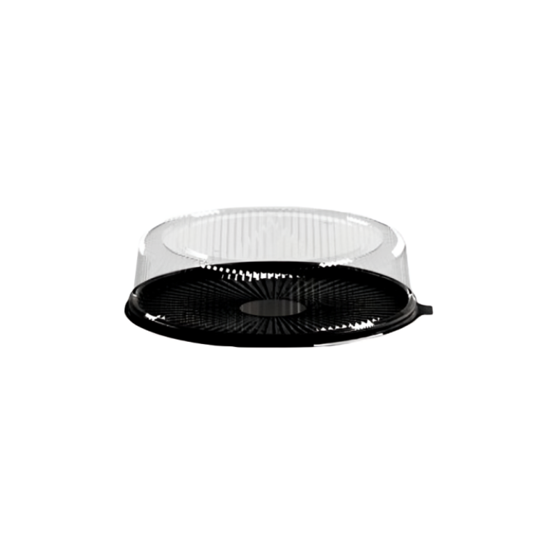 DOMO CIRCULAR 28 X 12 CMS NEGRO X 50 UND