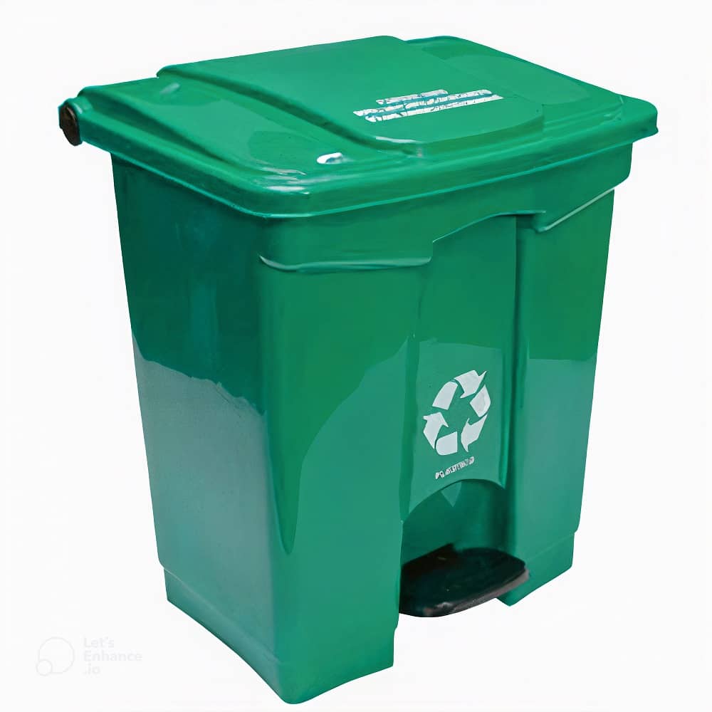 CANECA PEDAL CUADRADA PLASTICA 60 LTS